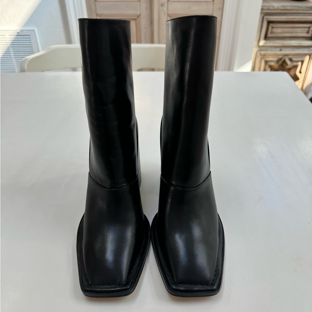 Alias Mae black leather square toe heeled boots - Picture 5 of 5